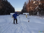 Начало лесного участка лыжного маршрута Некрасовская - ГАБО