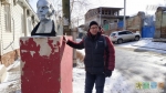 Ленин возле кафе-столовой СССР