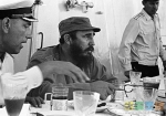 Фидель Кастро на военном корабле
