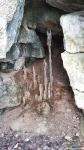 Ледяные сталагмиты каменоломни со 2-го шага