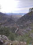 Вид с тропы на каньон 