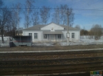 Станция Непецино. Очень советское здание.