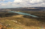 Вид на Аянское водохранилище с Таз-тау