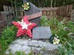 Памятный знак на месте гибели К.М. Сизова