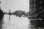1908 год. Разлив на Краснохолмской улице, точка съёмки совпадает с точкой 2 шага тайника.