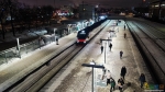 Прибытие скорого поезда на вокзал Ля Сьота