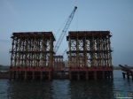 лето 2012, строительство Бугринского моста