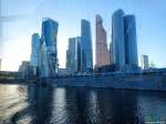 Москва-Сити с борта. Жаль только стёкла грязные