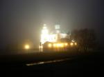 Храм Святителя Димитрия туманным вечером