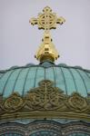 Крест и орнамент главного купола Морского собора