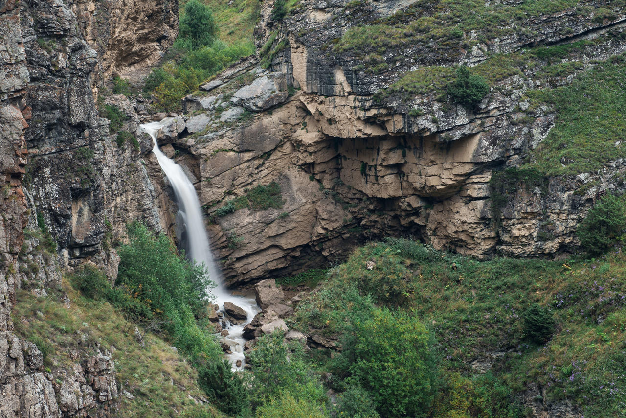 Осетия Галиатский водопад