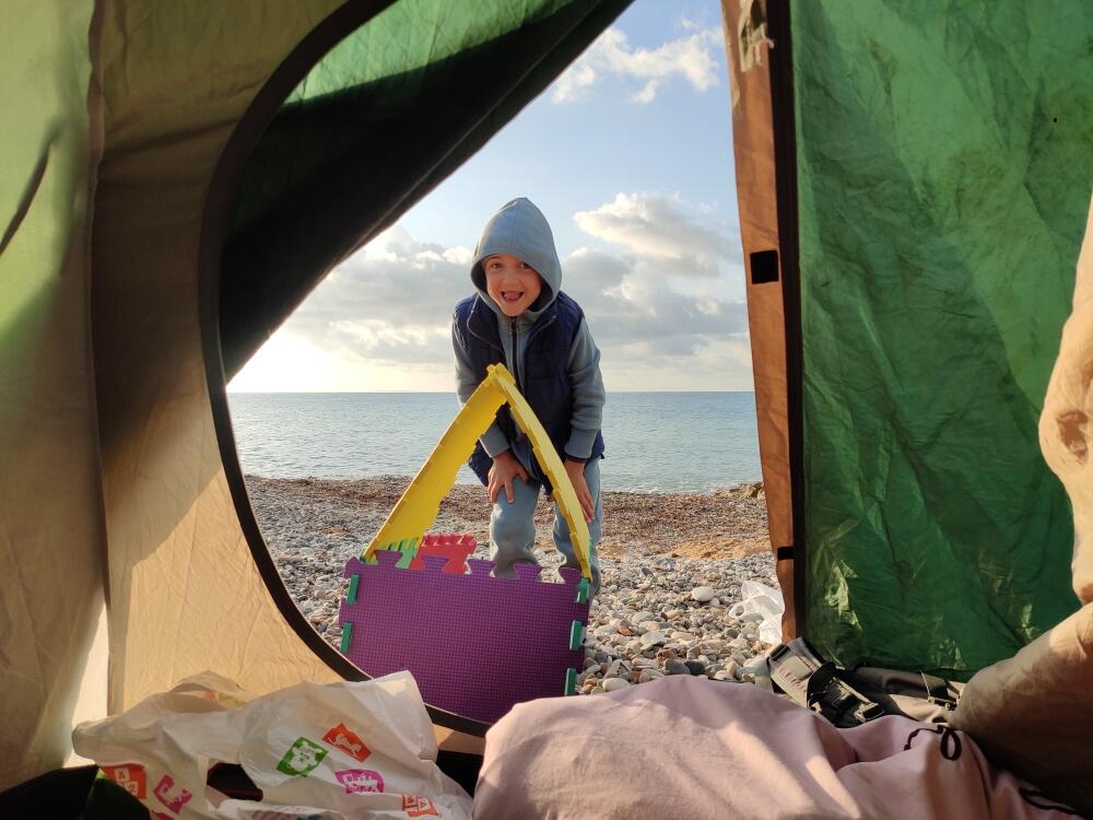 Можно с палатакой