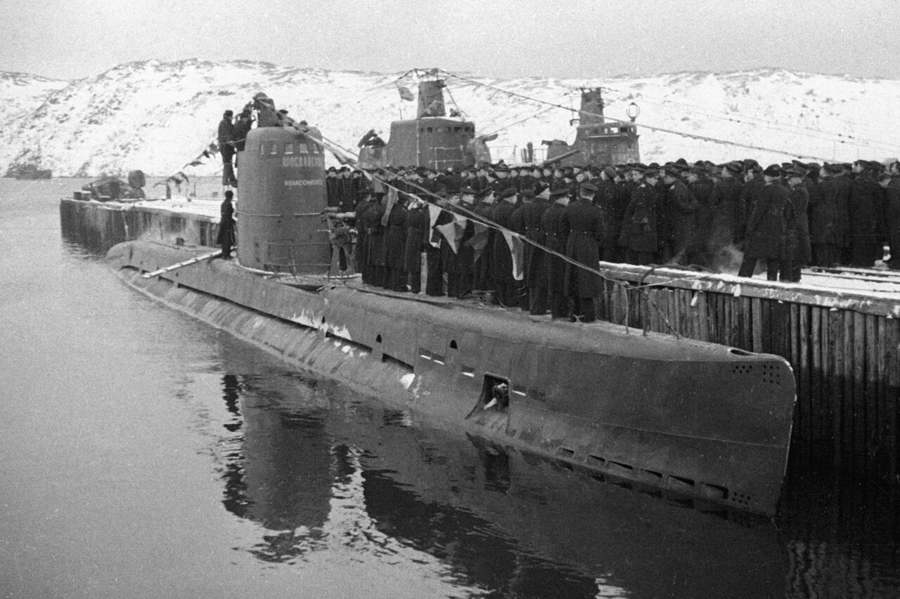 В Полярном принимают подводную лодку М-104 «Ярославский комсомолец», построенную на средства комсомольцев города Ярославль