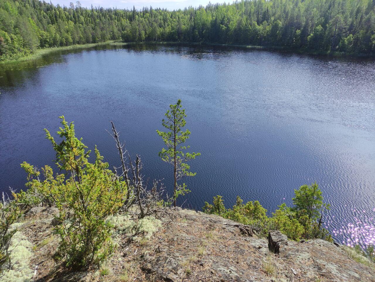 Вид на озеро