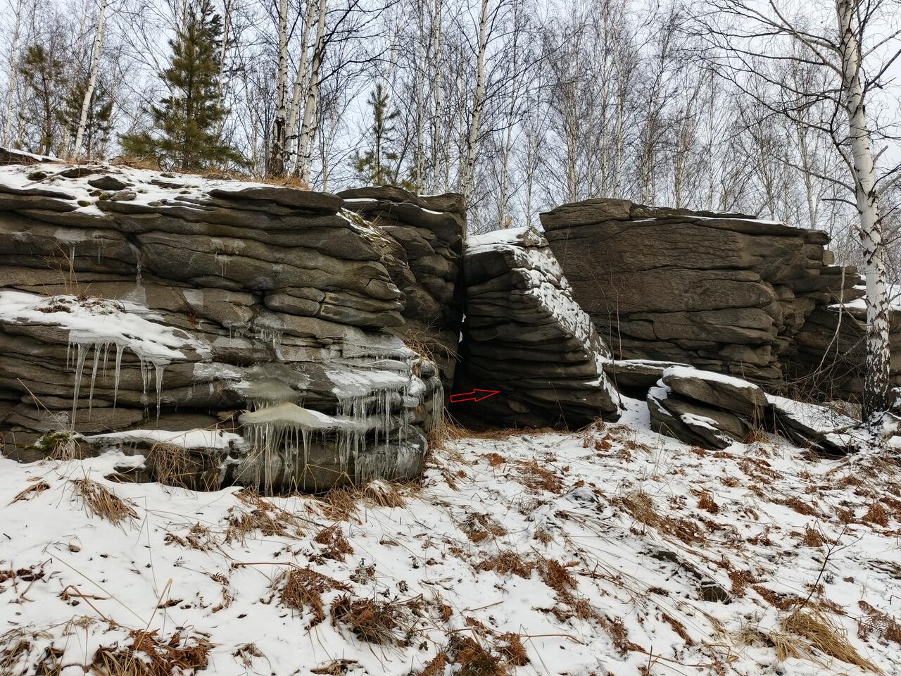 Место закладки тайника