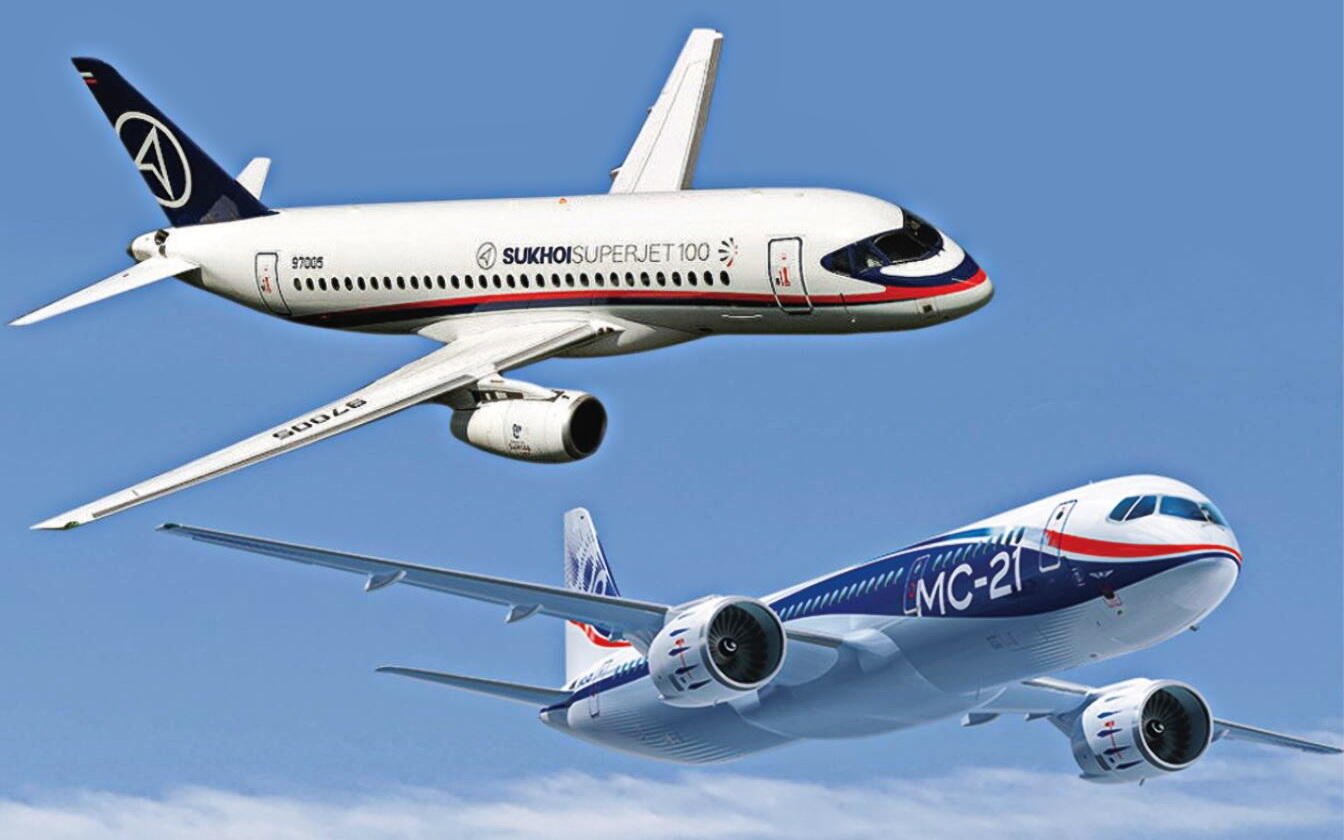 «Sukhoi Superjet 100» (SSJ 100) и МС-21 – российские узкофюзеляжные среднемагистральные пассажирские самолёты