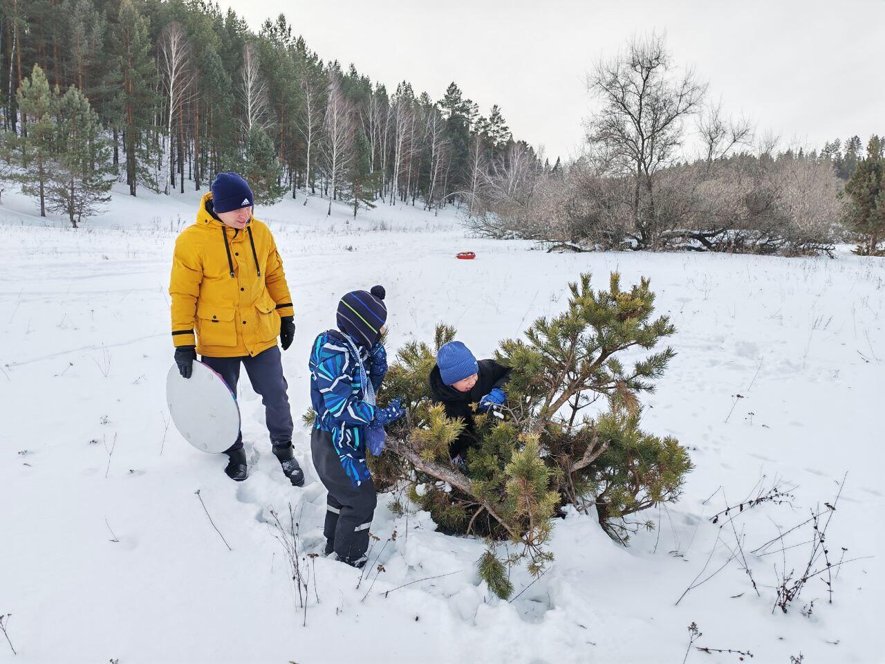 Клад доступен и в зимнее время