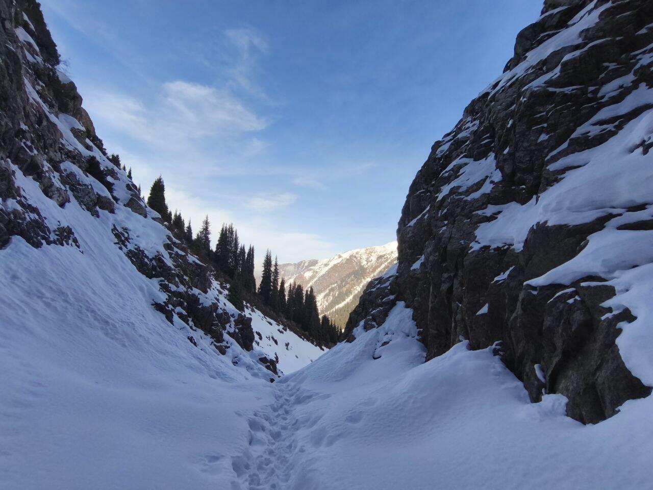 Тропа к ЧВ зимой