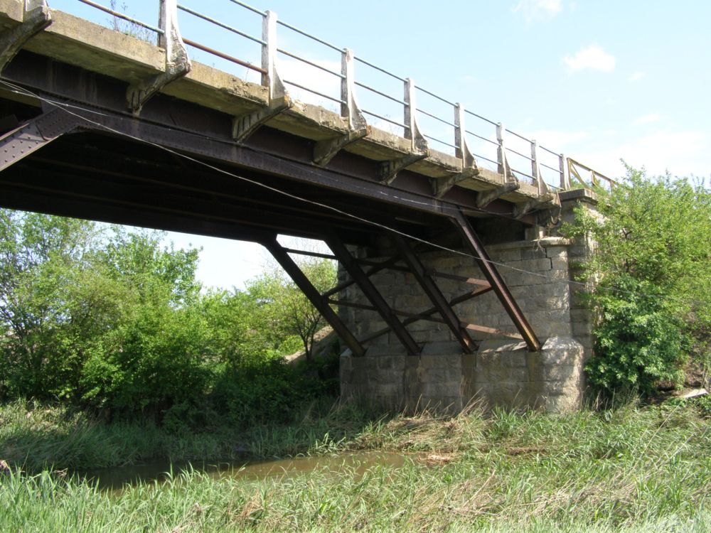 Мост на опорах