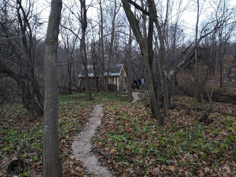 Домик в овраге "Горняк"