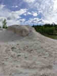 Горка из мраморной крошки