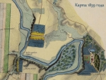 Деревня Горошково на старинной карте 1839 года