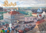А.Бенуа-«В Немецкой слободе. Отъезд царя Петра I из дома Лефорта»,1909 год. Запечатлён отъезд царя ранним утром из Немецкой слободы. Он покидает дом Лефорта с многочисленной свитой, слугами и челядью.