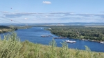 Вид на Енисей по дороге в Барабаново