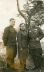 Командир 756-го полка полковник Ф.М. Зинченко с супругой Зинаидой Сергеевной.