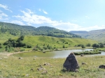 Вид на озеро от нужного камня 