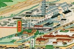 Карта храма Тоехара Дзинзя и Бумажного завода, 1936 год