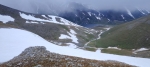 Спуск на север с пер. Плато ИГАН
