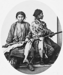 Гиляки рыбаки. Фотография В.В. Ланина из альбома Амура и Уссурийского края. 1875-1876 год