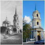 Храм в 1883 и в 2025 году