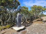 Триангуляционный знак на вершине (Puncak Gede)
