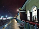 Вокзал вечером