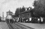 Работники станции Обираловка, 1910 год