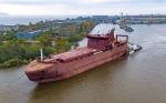 Паром «Александр Деев» уходит на достройку во Владивосток, фото 2020 года