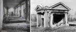 Полуразрушенная часовня и старинный склеп