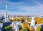 Проект колокольни Растрелли (современный вариант места)