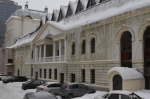 Дом профсоюзов, "вписанный" в здание театра (2019 г)