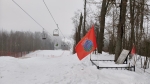 Мемориал рядом с подъёмником