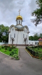 Церковь перед входом на Кузьминское кладбище