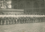 1932 год, работницы фабрики Красная заря на спортивном мероприятии, 2 шаг.