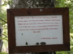 Табличка на дереве