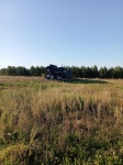 Паровоз Лебедянка в полях Алтайского края