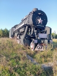Паровоз Лебедянка в полях Алтайского края