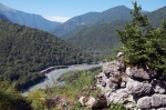 Панорама, открывающаяся с холма