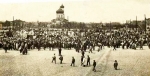 Соборная площадь Павлограда 9 мая 1945 года (Взято с: http://pavlonews.info/news/categ_13/25026.html)