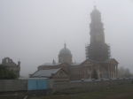 Николаевская церковь в тумане